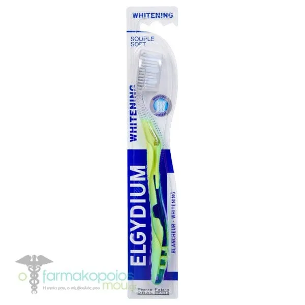 Elgydium Whitening Soft Οδοντόβουρτσα που Απομακρύνει τις Χρωστικές Ουσίες από τα Δόντια, 1 τεμάχιο