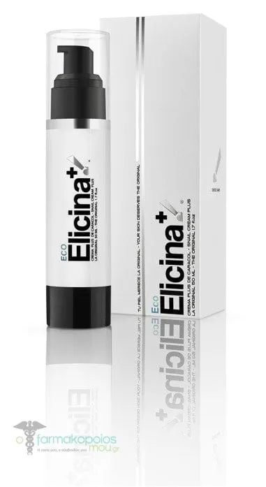 Elicina Eco Cream Plus Organic Snail Extract Cream for Dry & Sensitive Skin, 50ml