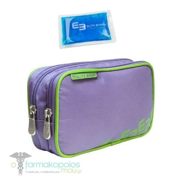 Elite Bags Diabetic Toiletry Bag Isothermal Medical Diabetic Kit, 1pc - Μώβ