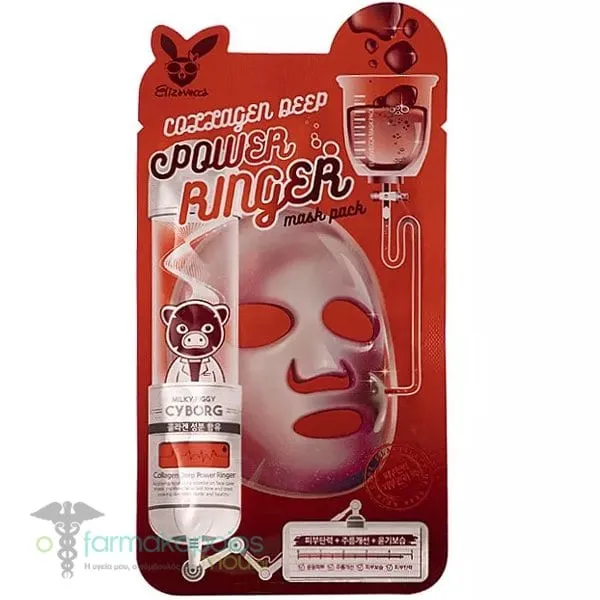Elizavecca Collagen Deep Power Ringer Mask Pack, 1pc