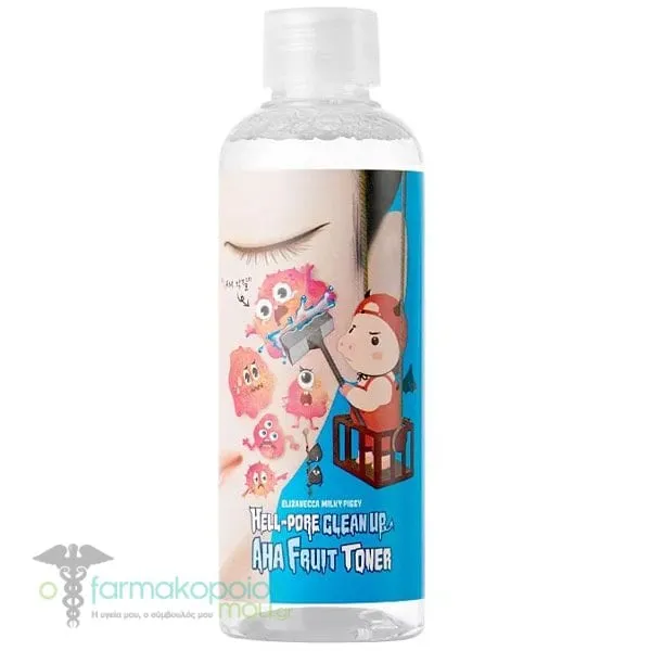 Elizavecca Hell-Pore Clean Up AHA Fruit Toner Καθαριστικό Τόνερ, 200ml