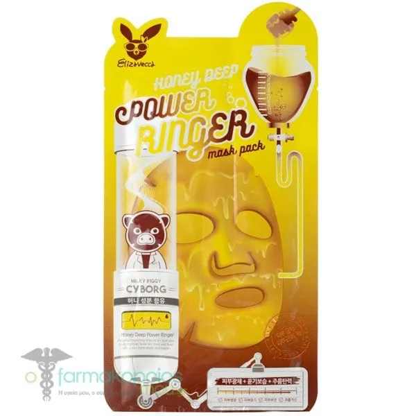 Elizavecca Honey Deep Power Ringer Mask Pack Μάσκα Ανόρθωσης Προσώπου, 1τεμ