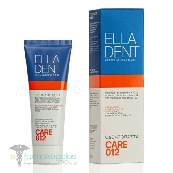 EllaDent Care 012 Anti-Plaque Toothpaste, 75ml