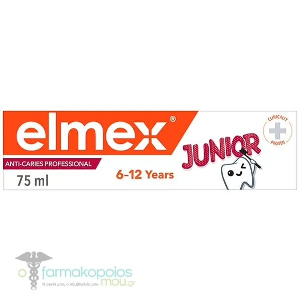 Elmex Caries Professional Παιδική Οδοντόκρεμα για 6-12 Ετών, 75ml