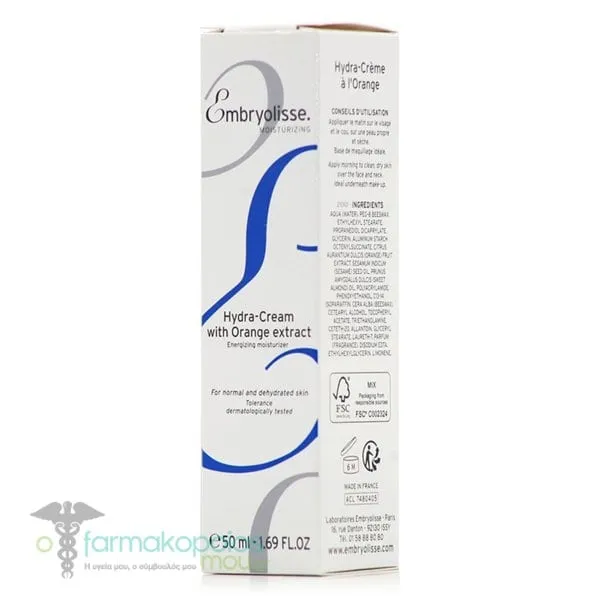 Embryolisse Moisturizing Cream with Orange, 50ml