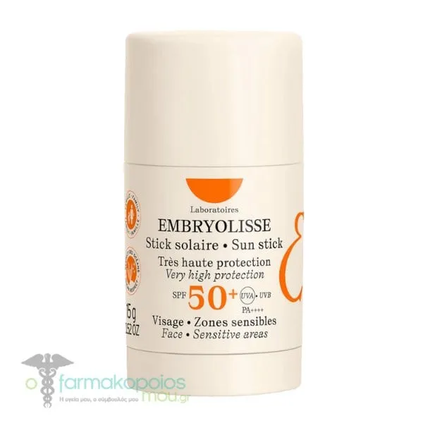 Embryolisse Sun Stick Face & Sensitive Areas Very High Protection SPF50+, 15g