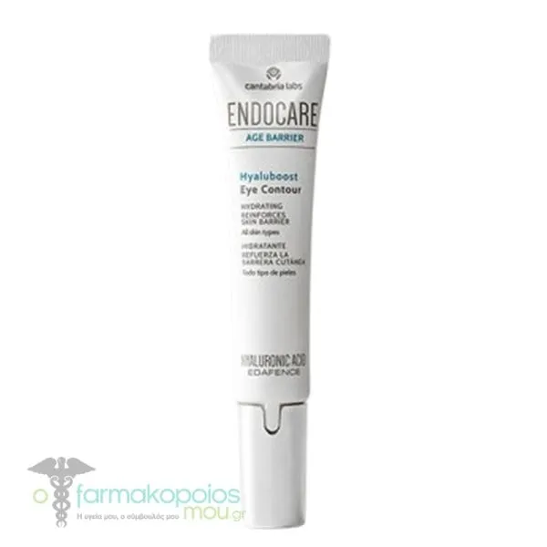 Endocare Age Barrier Hyaluboost Eye Contour Ενυδατική Κρέμα Ματιών, 15ml