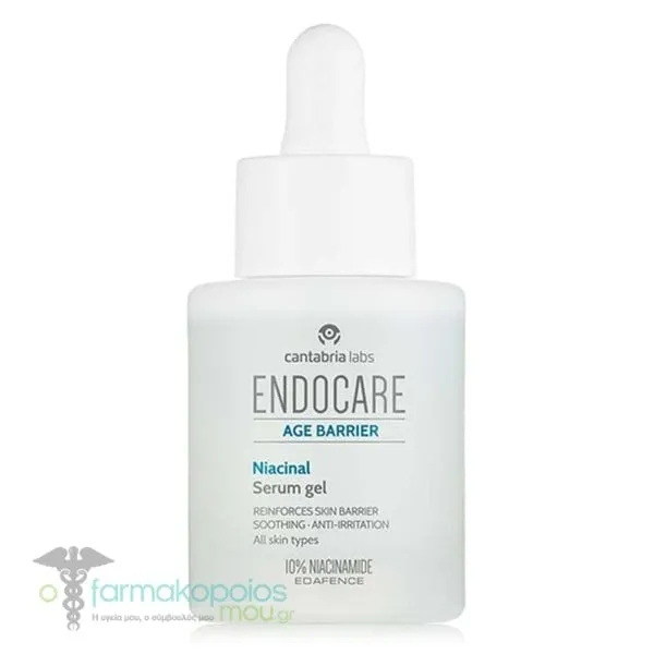 Endocare Age Barrier Niacinal Serum Gel Προσώπου για Ενυδάτωση, 30ml