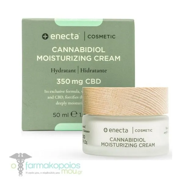 Enecta Cannabidiol Moisturizing Face Cream (350mg CBD), 50ml
