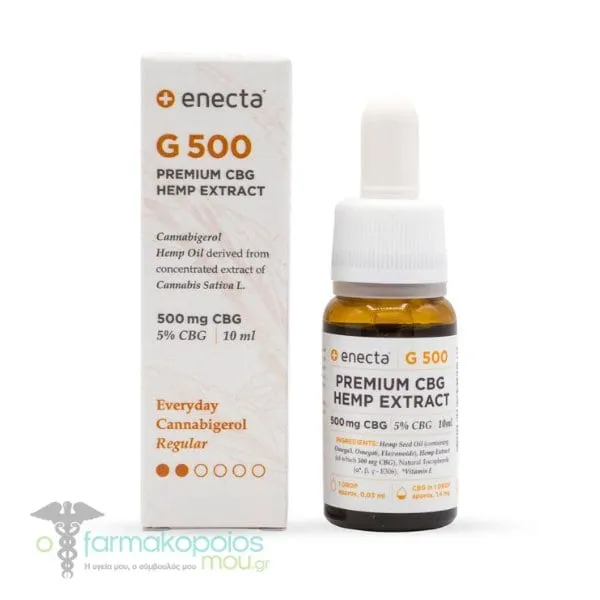 Enecta G 500 Premium CGB Hemp Extract 500mg, 10ml
