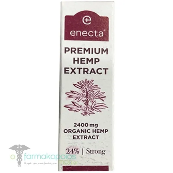 Enecta Premium Hemp Extract 24% CBD Oil (2400mg), 10ml