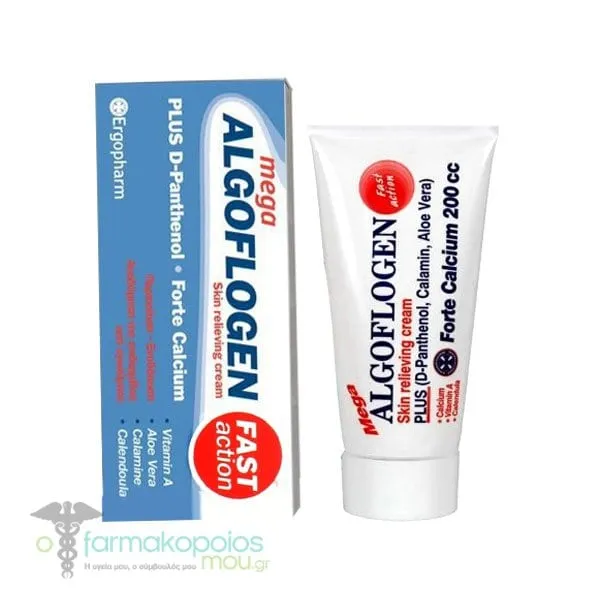 ErgoPharm Algoflogen Mega Skin Relieving Cream, 200ml