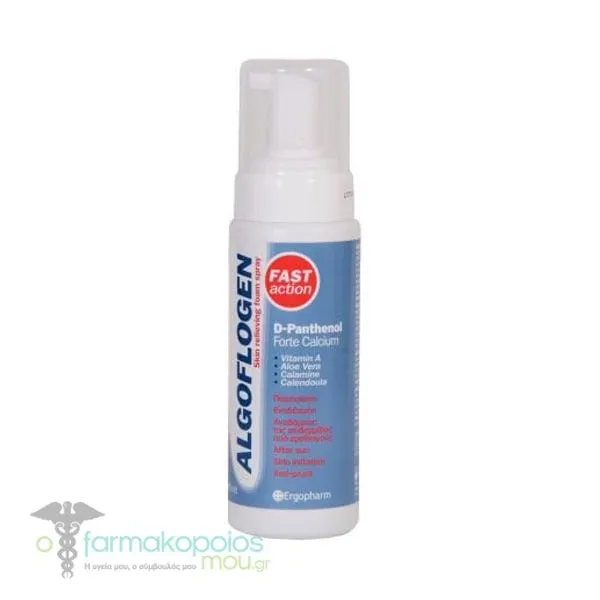 ErgoPharm Algoflogen D-Panthenol Skin Relieving Foam, 150ml