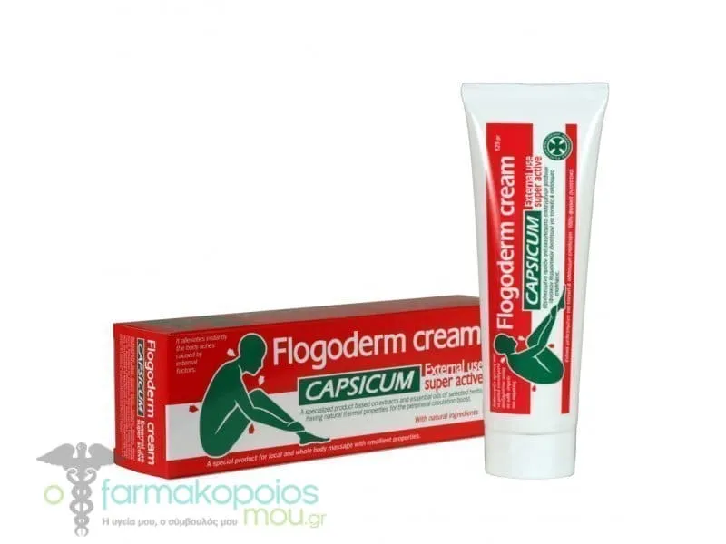 ErgoPharm Flogoderm Capsicum Cream, 125g