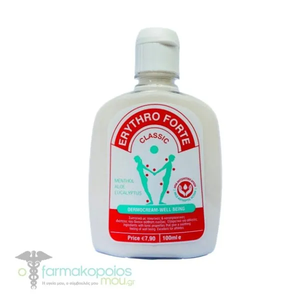 Erythro Forte Classic Cream for Muscle Pain Relief, 100ml