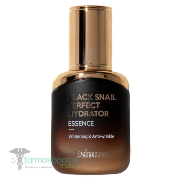 Eshumi Black Snail Perfect Hydrator Essence για Ενυδάτωση &amp; Αντιγήρανση, 35ml