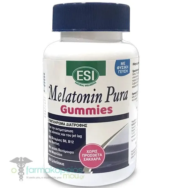 Esi Melatonin Pura, 60gummies