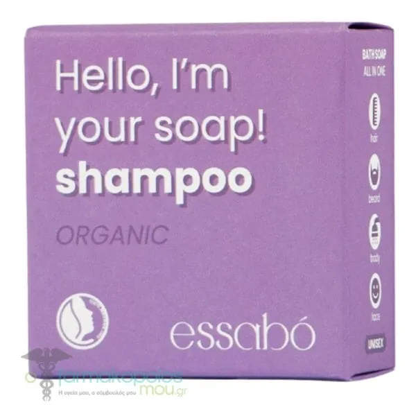 Essabo Shampoo Organic Soap, 120g