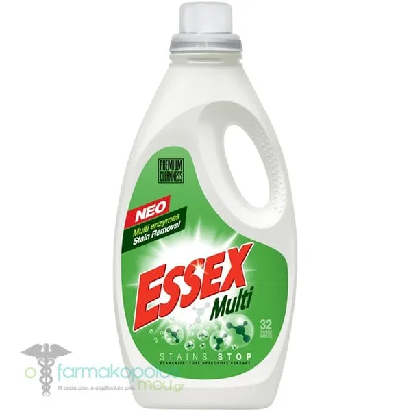 ESSEX Multi Stains Stop Υγρό Απορρυπαντικό Πλυντηρίου, 32πλύσεις
