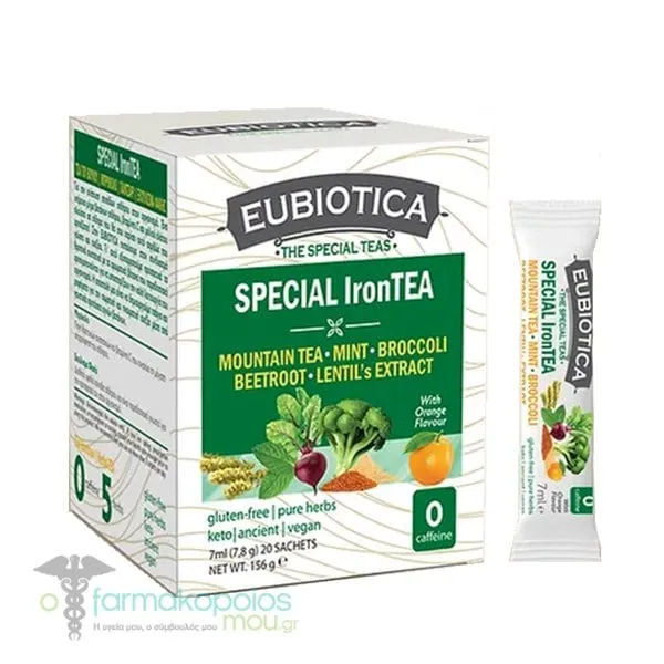 Eubiotica The Special Teas Special IronTea, 20x7.8g