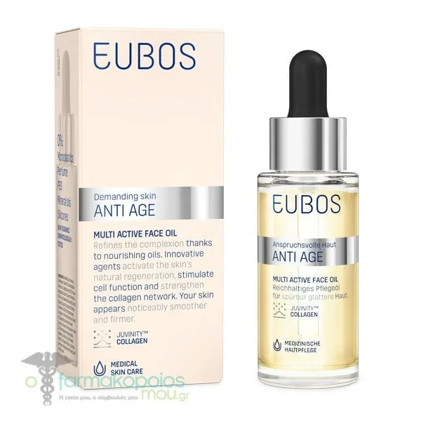 Eubos Anti Age Multi Active Face Oil, 30ml