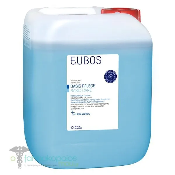Eubos Liquid Washing Emulsion Blue Υγρό Καθαρισμού για Πρόσωπο & Σώμα, 5lt