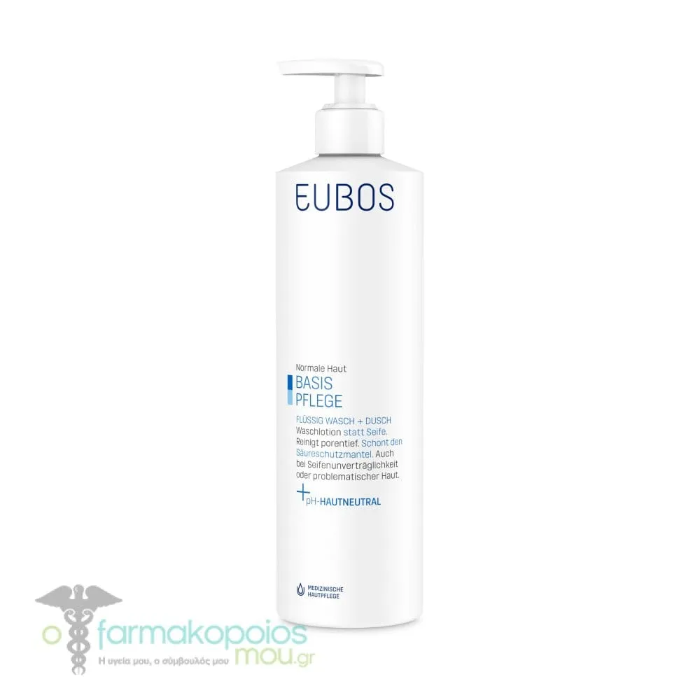 Eubos Liquid Washing Emulsion Blue, 400ml