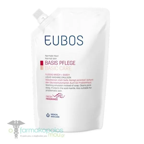 Eubos Liquid Washing Emulsion Red Refill, 400ml