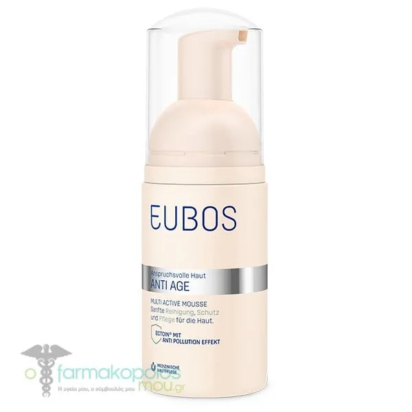 Eubos Αnti Age Multi Active Mousse Aπαλός Αφρός Καθαρισμού Προσώπου, 100ml