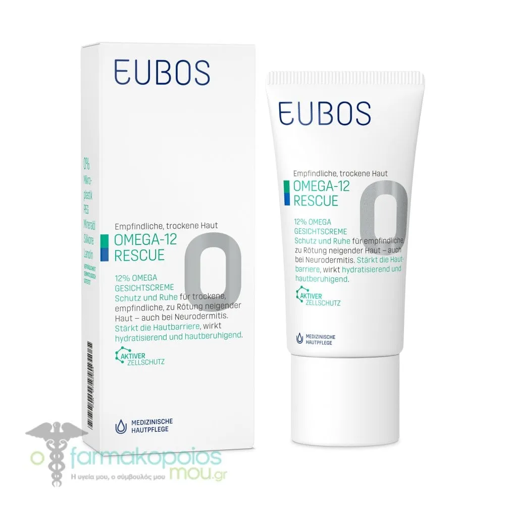 Eubos Omega-12 Rescue Face Cream, 50ml