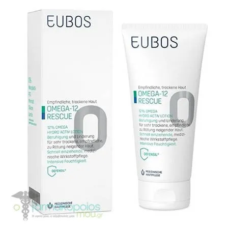 Eubos Omega-12 Rescue Hydro-Active Lotion for Dry & Sensitive Skin, 200ml