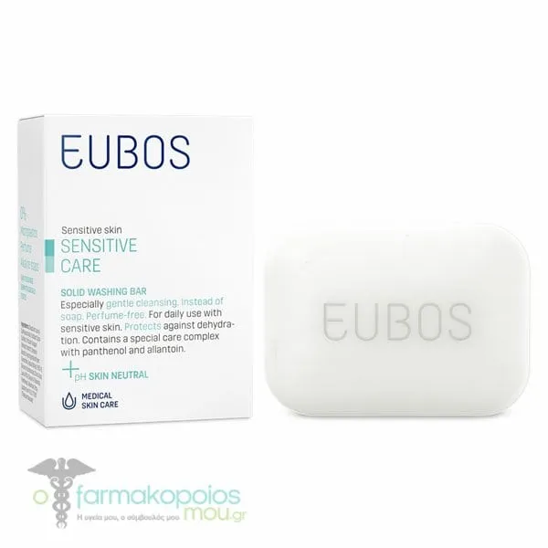 Eubos Sensitive Care Solid Washing Bar, 125gr
