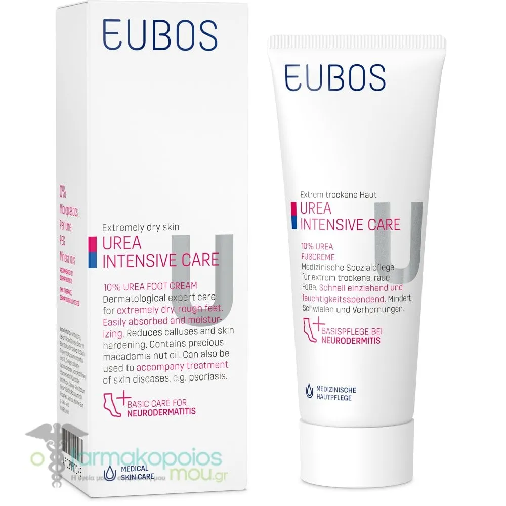 Eubos Urea 10% Foot Cream, 100ml