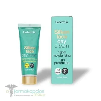 Evdermia Silken Face Day Cream SPF40, 50ml