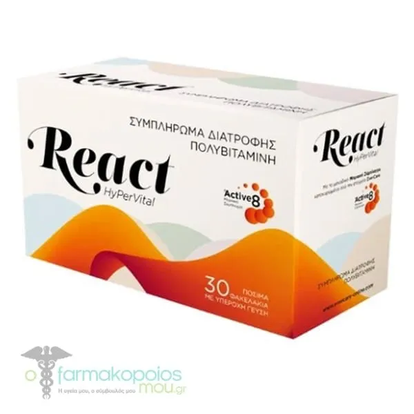 Evercare React HyPerVital, 30sachets