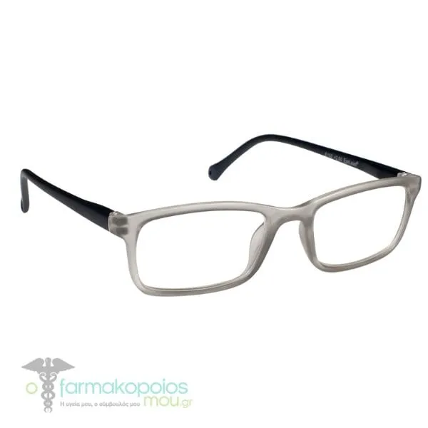 Eyelead Unisex Reading Glasses Black - Grey (Ε152), 1pc - Μαύρο - Γκρί