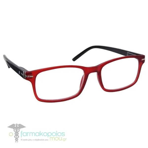 Eyelead Ε 227 Unisex Γυαλιά Πρεσβυωπίας Κοκκάλινα Μαύρα- Κόκκινα, 1τεμ