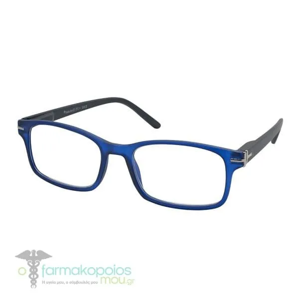 Eyelead E202 Men's Horn-Rimmed Reading Glasses Blue-Black, 1pc - Μαύρο - Μπλε