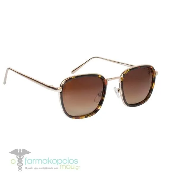 Eyelead Adult Polarized Sunglasses Unisex Tortoise-Gold (L687), 1pc