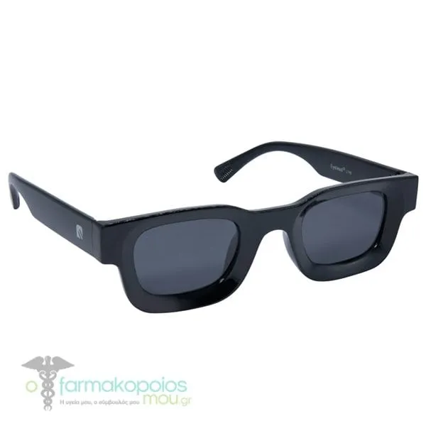 Eyelead Polarized Γυαλιά Ηλίου με Μαύρο Κοκκάλινο Σκελετό, 1τεμ