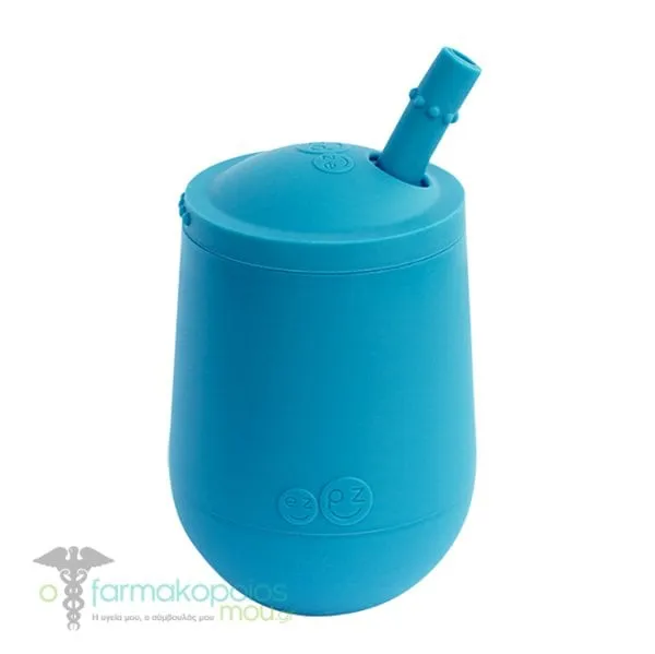 Ezpz Trainer Mini Cup with Straw, 1pc - BLUE