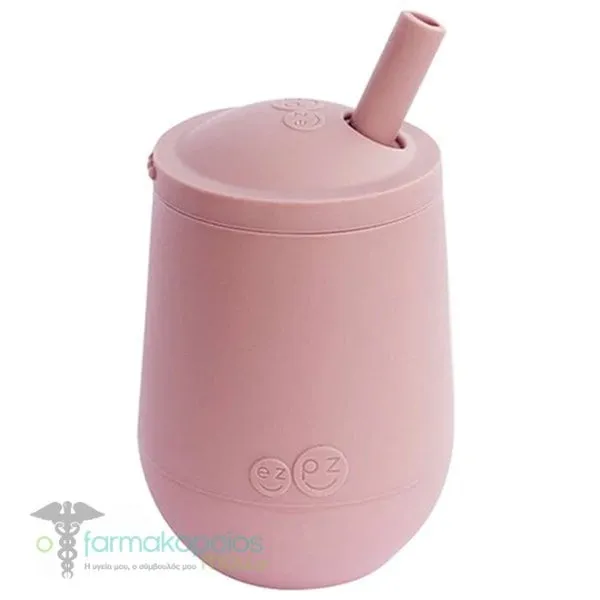 Ezpz Trainer Mini Cup with Straw, 1pc - Blush