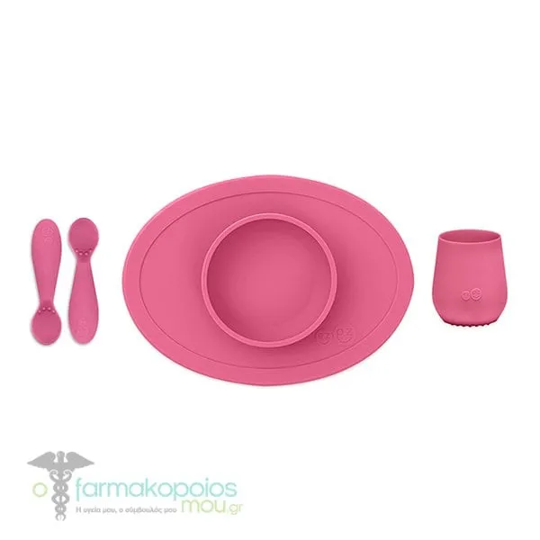Ezpz First Foods Set Silicone 6m+, 1set - PINK