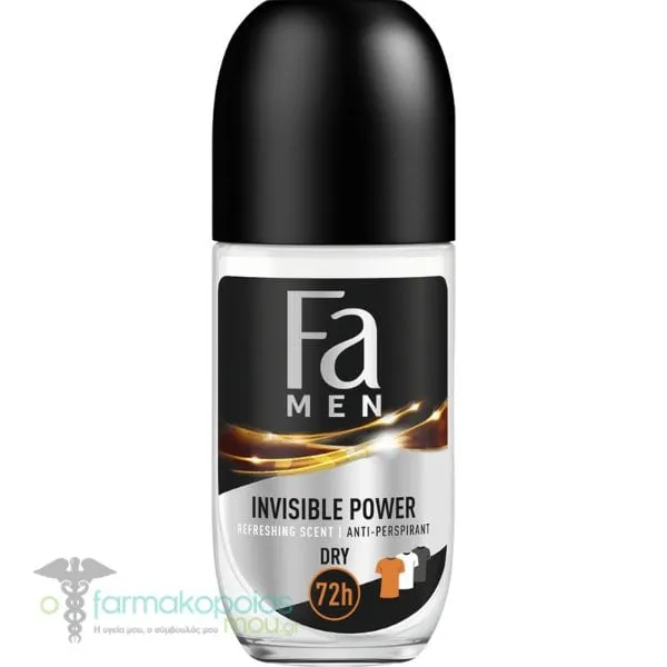 Fa Men Invisible Power Anti-Perspirant Roll-On 72h, 50ml