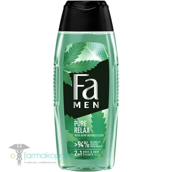 Fa Men Pure Relax 2-in-1 Body & Hair Shower Gel, 400ml