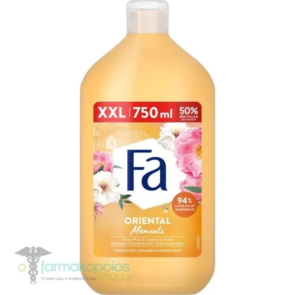 Fa Oriental Moments Desert Rose & Sandalwood Shower Gel, 750ml