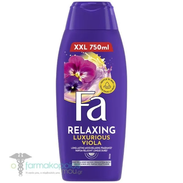 Fa Relaxing Luxurious Viola Αφρόλουτρο για Χαλάρωση, 750ml