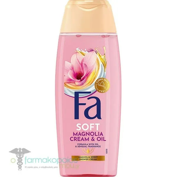 Fa Soft Magnolia Cream &amp; Oil Αφρόλουτρο με Άρωμα Μαγνόλια, 250ml