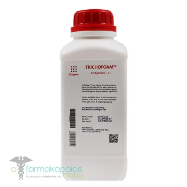 Fagron Trichofoam Βάση Αφρού Τοπικής Εφαρμογής, 1lt