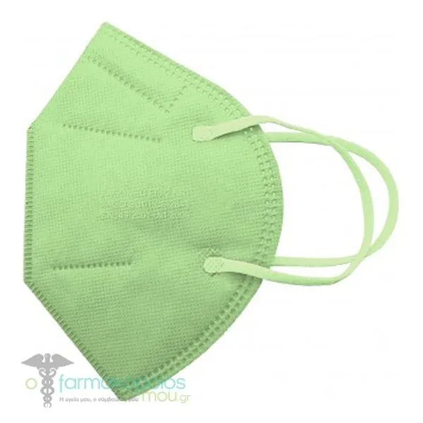 Famex Particle Filtering Half Mask FFP2/KN95 (BFE>95%), 10pcs - Light green